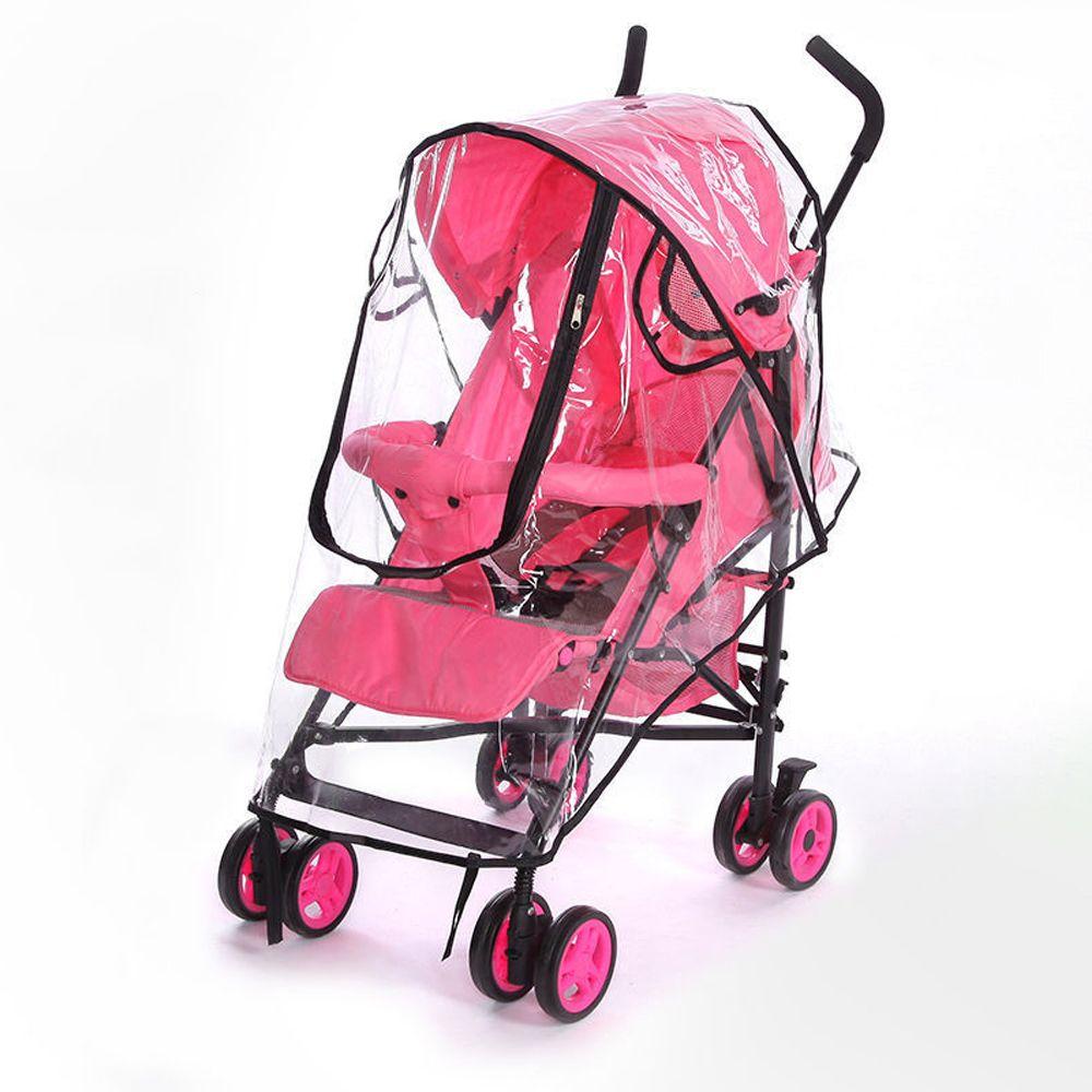 Прозрачный Защитный Чехол от Пыли Водонепроницаемый EVA Чехол от Дождя для Коляски Ветрозащитный Чехол для Коляски Дождевик для Колясок