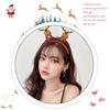 Santa Claus Lovely Christmas Decorations Christmas Headbands Reindeer Headwear Xmas Hairband