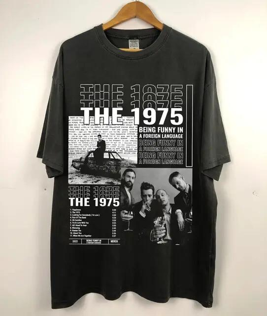 Футболка The 1975, Группа The 1975 Черная Унисекс S-5XL VN3876 Унисекс Футболка