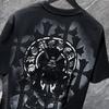 8929 CHROME HEARTS 2026 Лето Новая Высококачественная Хлопковая Круглый Вырез Свободная Большого Размера Мужская и Женская Футболка Футболка для Пары