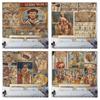 Religious Figures Oil Painting Tapestry Wall Hanging Retro Bohemian Hippie Carpet Dormitory Room Decor