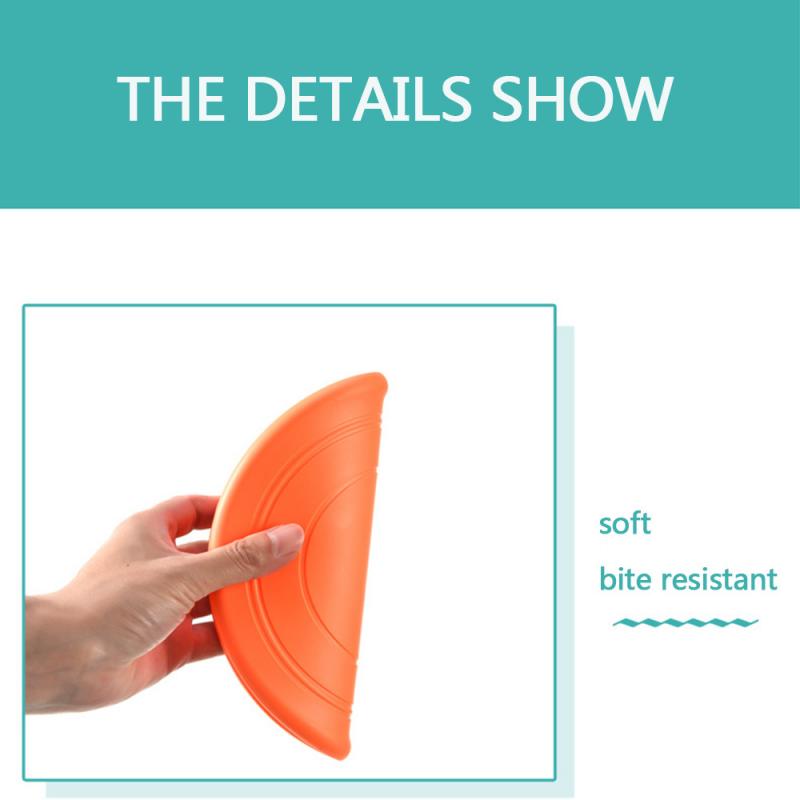 Силиконовая летающая тарелка, забавная игрушка для собак и кошек, игра для домашних животных, летающие диски, устойчивые к жеванию, для щенков, более быстрая дрессировка, интерактивные игрушки для домашних животных