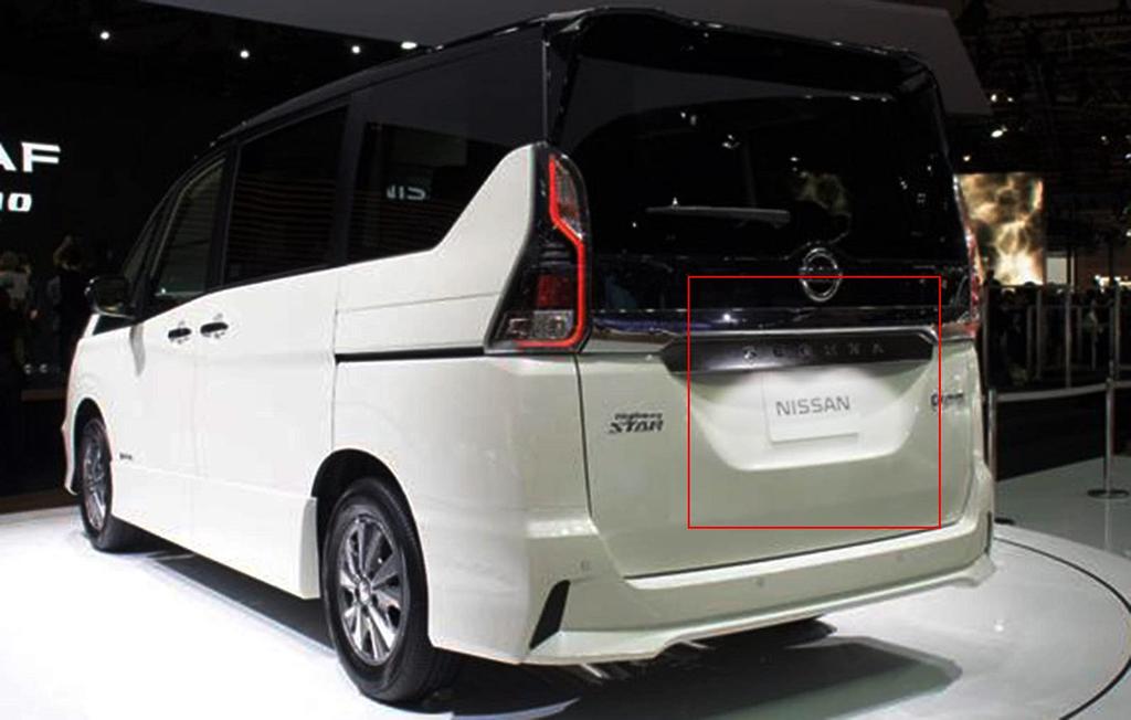 C27 Serena Светодиодный фонарь номерного знака, Фонарь номерного знака, Nissan, Serena, Серия C27, Предыдущий период, Применение/Совместимость
