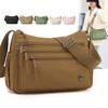 Large Capacity Leisure Handbag New Multi Layer Lightweight Shoulder Bag Fashion Nylon Simple Crossbody Bag