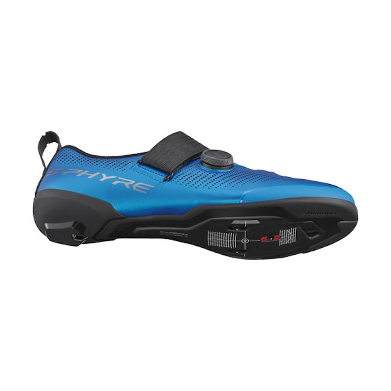 Shimano TR903M Triathlon Cycling Size ESHTR903MCB01S39500 SH-TR9 Shoes, 39.5 (24.8cm), Blue, SPD-SL,
