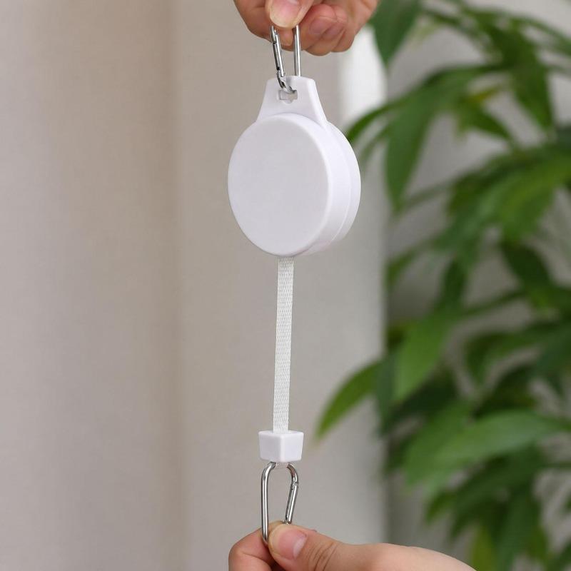 1/5pcs Flower Pot Hanging Hook Retractable Plant Pulley Adjustable Pulley Pull Down Hanger Garden Baskets Pots Hanging Hooks