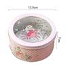 Tinplate Box Food Grade Convenient To Storage Tiny Decorative Round Case Home Decor