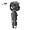 Cooling Mist Fan Portable Handheld Misting Fan, 4 Speed Rechargeable Personal Small Mister Summer with Water Spray for Travel Home Office