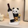 Panda Wine Rack Cute Animal Wine Stand Enhances Homes Aesthetic As Functional Decors Counter top Wine Display
