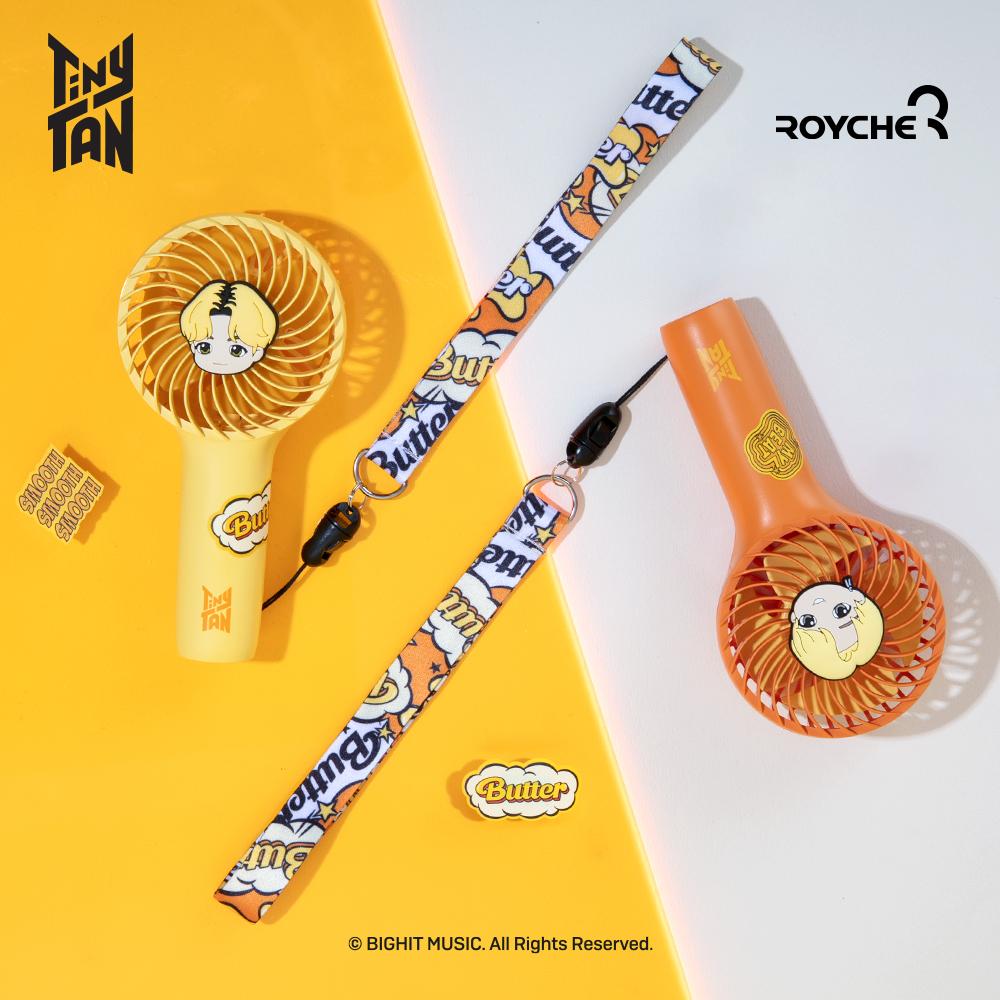 [Корея] БТС(Бантан мальчики) Мини-удобный веер TinyTan Butter, официальный, оригинальный, аутентичный, фигурка айдола, K-pop, корейский кумир, HYBE(Большой хит)
