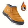 Ultra-Warm Winter Boots - Non-Slip Thick Sole,Boots with Arctic-Grade Insulation, Low Heel, Round Toe, Solid Color Minimalist Design
