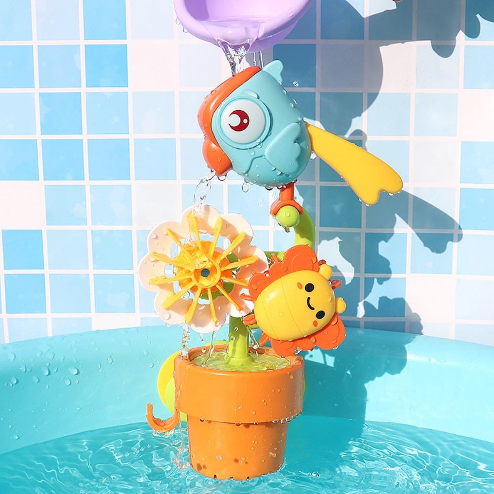 Душ интерактивный детские игрушки для купания Цветок Цветущая вода Ванная комната Ванна игрушка Пляж Бассейн