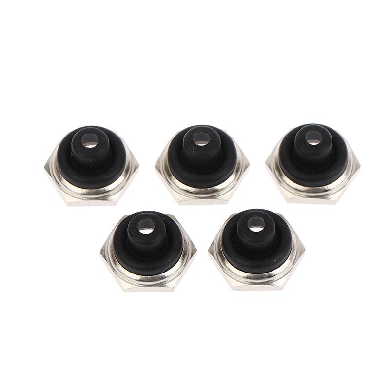 5Pcs Product M12 * 0.75 12Mm Toggle Switch Waterproof Cap With Hexagonal Metal Edge Accessories