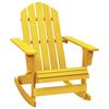 VidaXL Adirondack Garden Rocking Chair Fir Wood Yellow
