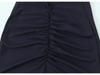 2025 European & American Style Slimming Halter Dress with Pleated Design for Women