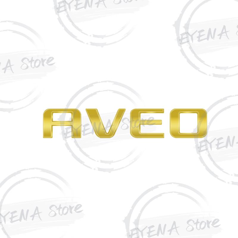 For Chevrolet Aveo Lettering Metal Badge Stickers Car Rear Trunk Emblem Decoration Car Styling