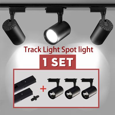 1 комплект светодиодных трековых светильников Spot LED Rail Light 12 Вт 20 Вт 30 Вт 40 Вт Современный прожектор Track Lighting Lamp Rail 220 В для домашнего магазина