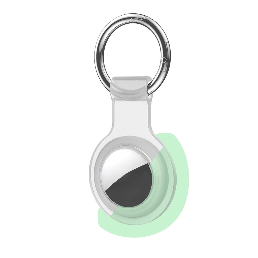 Чехол для Apple Airtags Case Liquid Silicone Protective Shell Tracker Accessories Anti-scratch Sleeve Keychain Air Tag Case