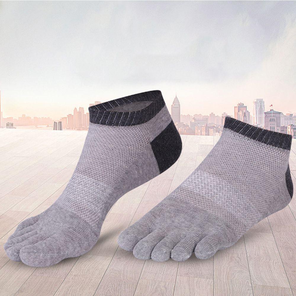 Ankle Breathable Invisible Cotton Toe Socks Five Toe Socks Men's Socks Five-Finger Socks Mesh Socks