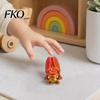 Collectible Cicada Figure 3D Printed Figurine, Realistic Model with Movable PLA Sculpture Joints, Stress Relief Insect Fidget Toy for Kids Adults