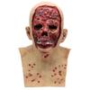 Creepy Scary Melting Face Horror Zombie Latex Mask Costume Party Props