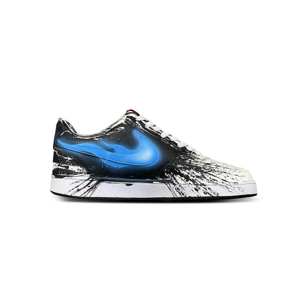 Nike Court Vision 1 Tower Rabbit Creative Synthetic Leather Thermal Abrasion Resistant Low top Skateboard Shoes Men's DM1187-101(Team1533-DM)