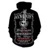 3D Printed Halloween Nightmare Jack Skellington Cosplay Hoodie Teens Unisex Loose Fit Sweatshirt