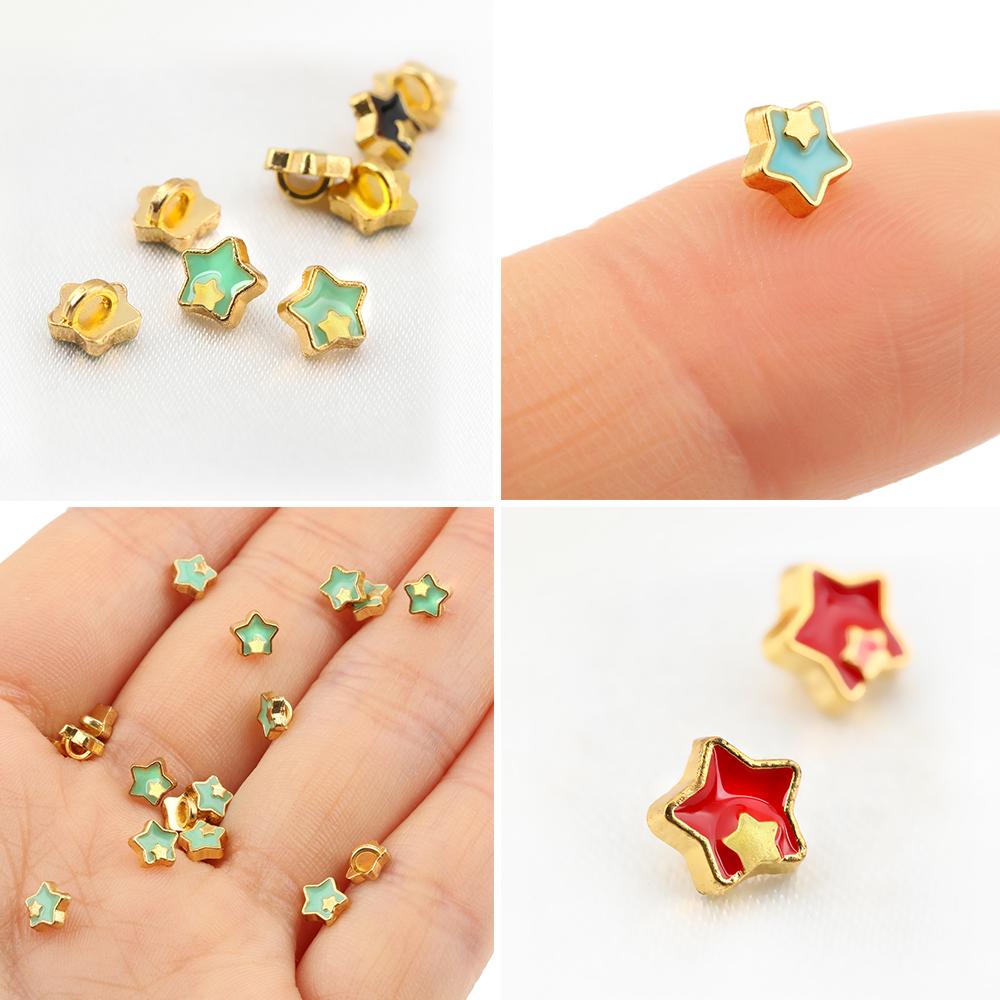 Аксессуары для кукол Миниатюрные куклы своими руками Одежда для кукол Металлические пряжки Пряжка для шитья Мини-кнопки