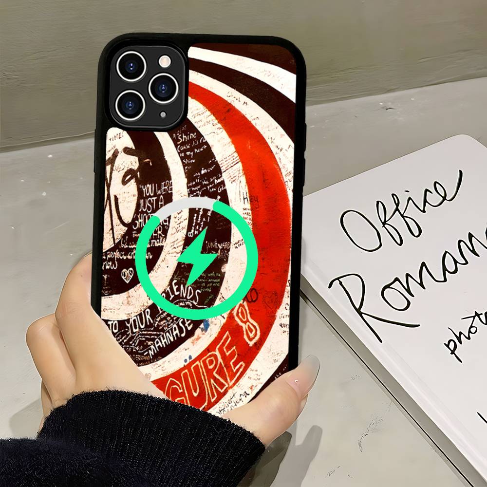 Чехол для телефона Elliott Smith Figure 8 с магнитами MagSafe, беспроводная зарядка, PC+TPU, для iPhone 11 12 13 14 15 16 17 Pro Max Plus
