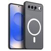 Магнитный железный кольцевой чехол для телефона для realme 16 5G Матовый мягкий ТПУ Ударопрочный чехол