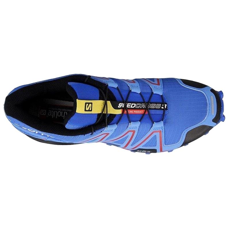 SALOMON Speedcross 3 Удобные Универсальные Нескользящие Прочные Низкие Кроссовки Мужские Кроссовки Синие 379080