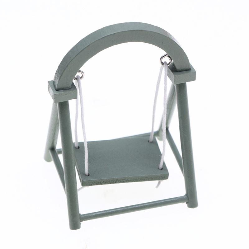 1:12 Кукольный домик Миниатюрные Имитация Качели Садовый Декор Игрушка Аксессуары для кукольного домика