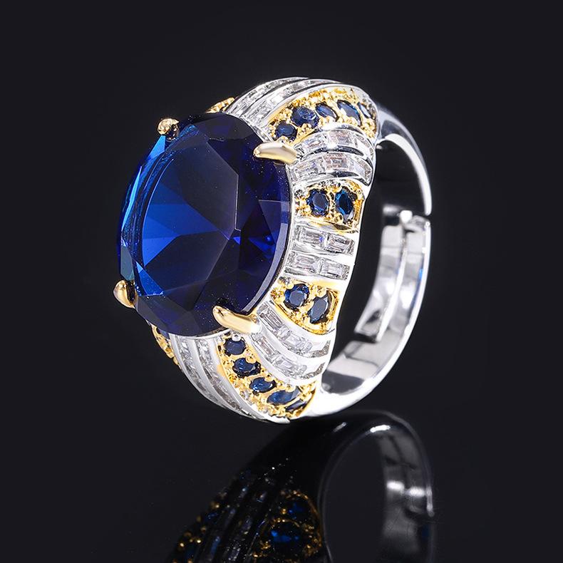 Ювелирное кольцо с рельефным драгоценным камнем, роскошное женское кольцо для ежегодной встречи, высококачественное кольцо с розовым цирконием, подходящее по цвету