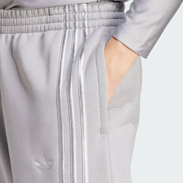 adidas Оригинальные модные спортивные штаны, зауженные вязаные мужские штаны, алюминиево-серые IT7448