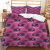 Bed Three-Piece Quilt Cover Ins Wind Animal Pattern Print Kit Home Textile Skin