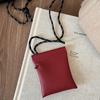 Korean Style Pu Leather Coin Purse Travel Small Storage Bag Ins Hanging Neck Coin Purse  Wallet