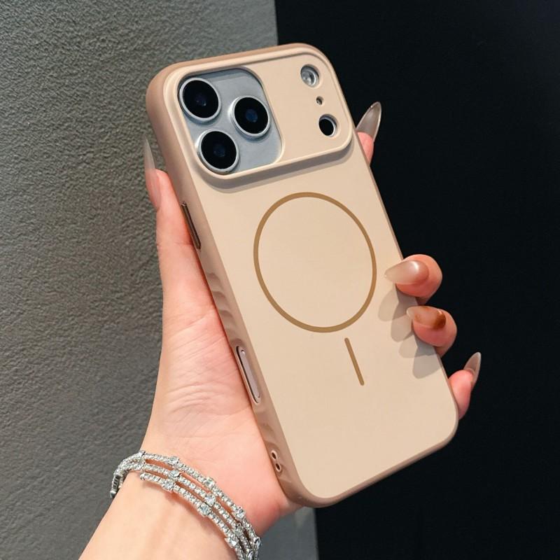 Color Blocking Skin Sensation 2-in-1 Suitable IPhone 17PM Phone Case Apple 16 ProMax Magnetic 15PM Protective