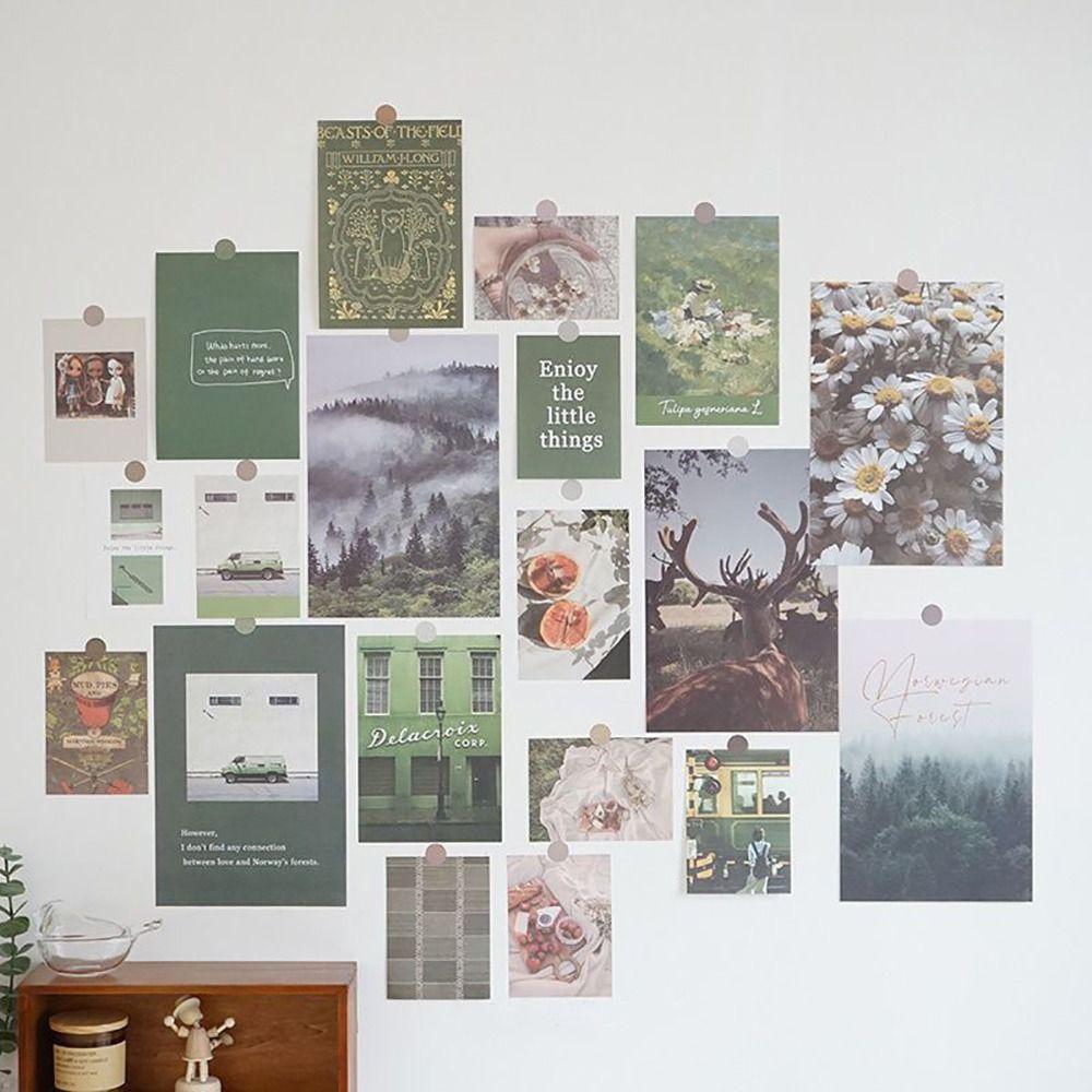 20 шт DIY плакат карты наклейки бумажный фон настенные наклейки НОВЫЕ открытки наклейки подарок