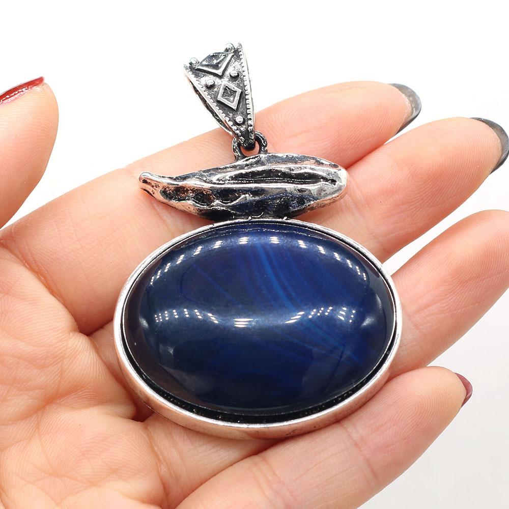 Кулон из натурального камня агат/розовый кварц/лазурит/малахит кулон для изготовления ювелирных изделий DIY аксессуар для ожерелья
