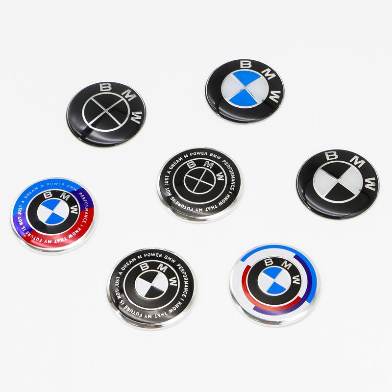 CDKO4 45mm Steering Wheel Emblem For BMW E46 E90 F30 50th Anniversary Interior Badge G20 F10 X1 X3 X5 Logo Decal Auto Parts Accessory
