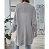 Women's Autumn and Winter Simple Loose Casual Cardigan Sweater