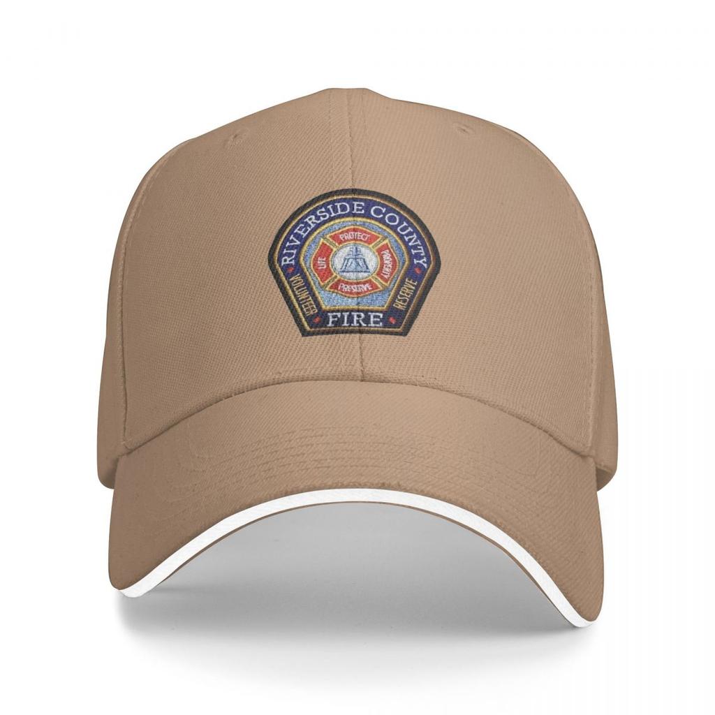 Riverside County California Fire Department Reserve Volunteer Baseball Caps Snapback Fashion Baseball Hats Breathable Unisex
