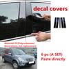 Car Glossy Piano Black Window Pillar Posts Door Trims Cover for Honda CR-V 2002-2023 Accessories Exterior