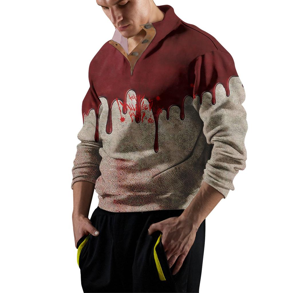 Весенне-осенняя мужская толстовка с воротником-стойкой на открытом воздухе, повседневные свитера, топы