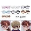 Transparent Transparent Plastic Glasses Doll Accessory Doll Round Glasses Kids Gift