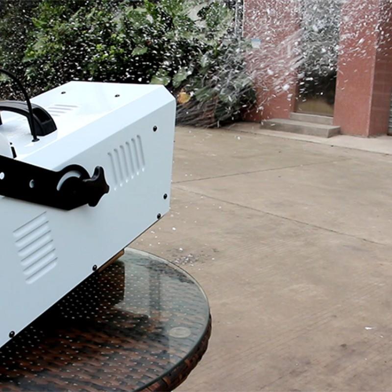 1500W Remote Control Snow Machine Stage Effect Wedding Christmas Snow Maker Simulation Snowflake Manufacturing Equipment