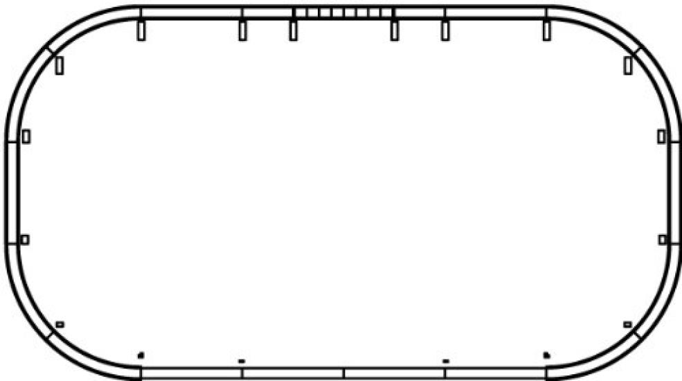 KATO N Gauge V2 Overpass Track Set Model Railroad Rail Set 20-861