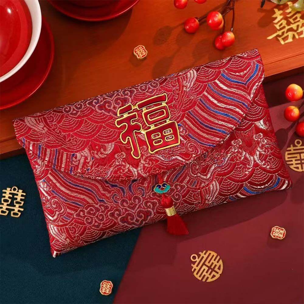 Traditional Wedding Money Pocket Chinese Style Red Packet New Year Red Envelope Spring Festival
