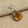 Медовый топаз Gemstone 925 Sterling Silver Handmade Designer Pendant Jewelry для подарков