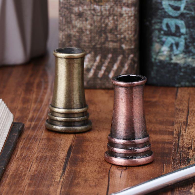 Винтажный держатель для перьевых ручек с пером, металлическая подставка для перьевых ручек, офисная школьная канцелярия, подарок для студента